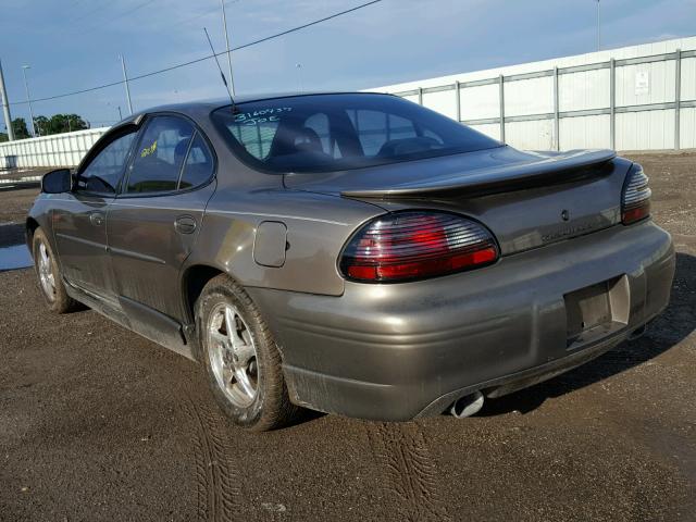 1G2WP52K22F228295 - 2002 PONTIAC GRAND PRIX BROWN photo 3