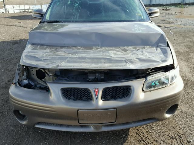 1G2WP52K22F228295 - 2002 PONTIAC GRAND PRIX BROWN photo 9