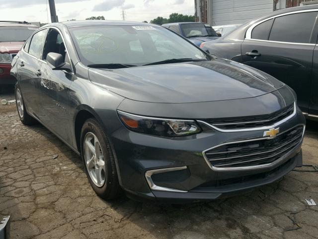 1G1ZB5ST8HF271654 - 2017 CHEVROLET MALIBU LS ნაცრისფერი ფოტო 1