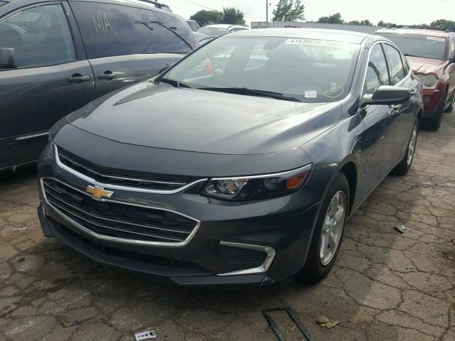 1G1ZB5ST8HF271654 - 2017 CHEVROLET MALIBU LS ნაცრისფერი ფოტო 2
