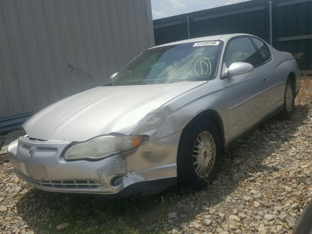 2G1WW12E129371726 - 2002 CHEVROLET MONTE CARL 银色 照片 2