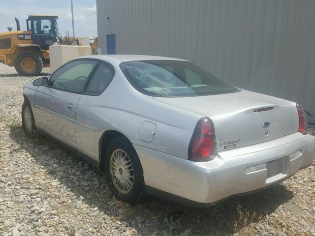 2G1WW12E129371726 - 2002 CHEVROLET MONTE CARL 银色 照片 3