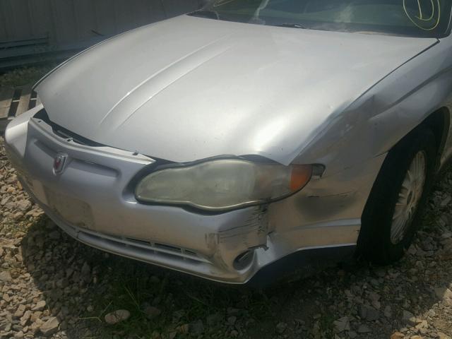 2G1WW12E129371726 - 2002 CHEVROLET MONTE CARL 银色 照片 9