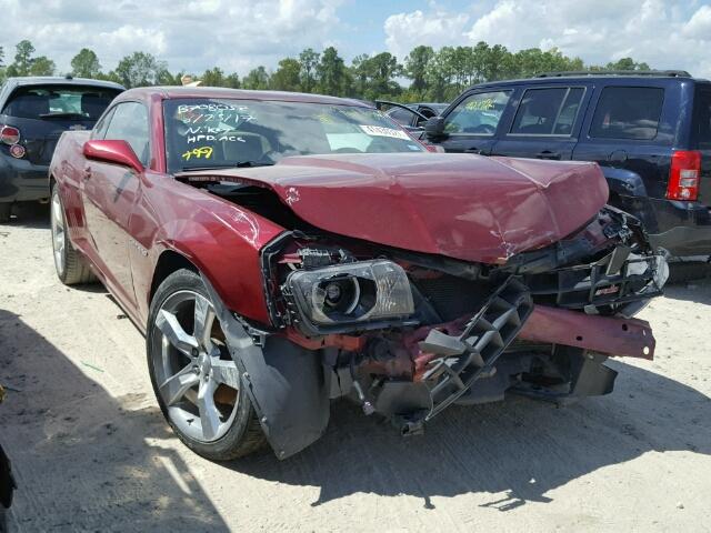 2G1FC1ED2B9186256 - 2011 CHEVROLET CAMARO LT BURGUNDY photo 1