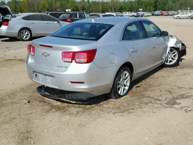 1G11D5RR6DF106567 - 2013 CHEVROLET MALIBU 1LT 银色 照片 4