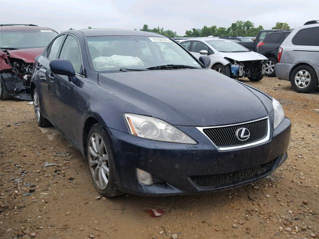 JTHCK262765000583 - 2006 LEXUS IS 250 BLUE photo 1