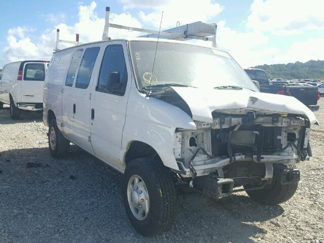 1FTNE2EW9DDA82227 - 2013 FORD ECONOLINE WHITE photo 1