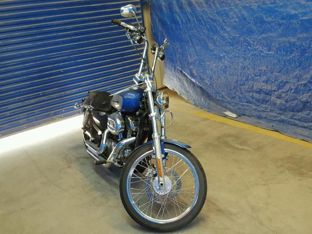 1HD1CT3169K429368 - 2009 HARLEY-DAVIDSON XL1200 C BLUE photo 1