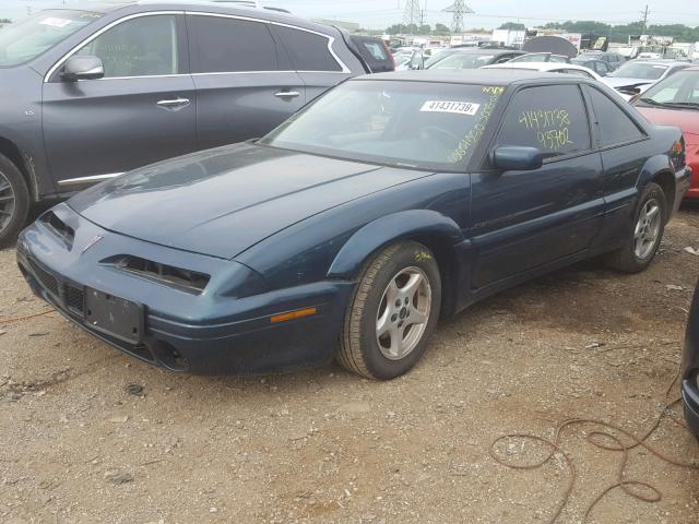1G2WJ12MXSF280799 - 1995 PONTIAC GRAND PRIX GREEN photo 2