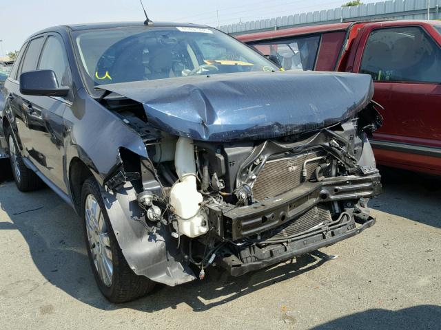 2FMDK4KC1ABA80933 - 2010 FORD EDGE LIMIT BLUE photo 1