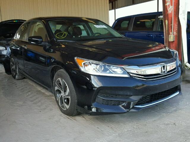 1HGCR2F30GA246603 - 2016 HONDA ACCORD LX BLACK photo 1