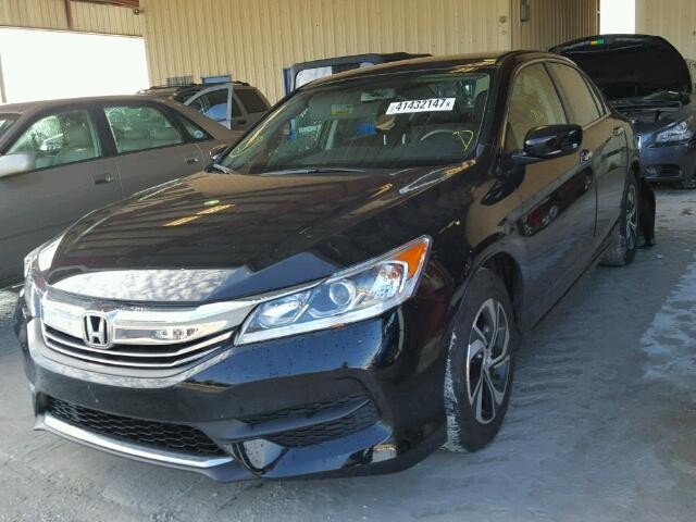 1HGCR2F30GA246603 - 2016 HONDA ACCORD LX BLACK photo 2