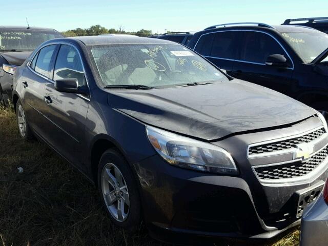 1G11B5SA5DF281628 - 2013 CHEVROLET MALIBU LS GRAY photo 1