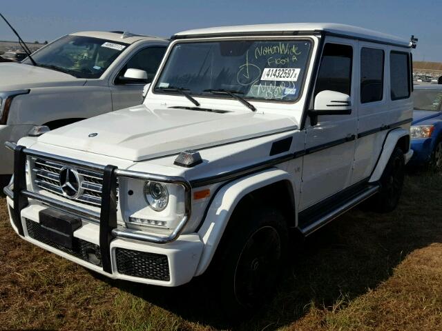 WDCYC3KF6HX277665 - 2017 MERCEDES-BENZ G WHITE photo 2