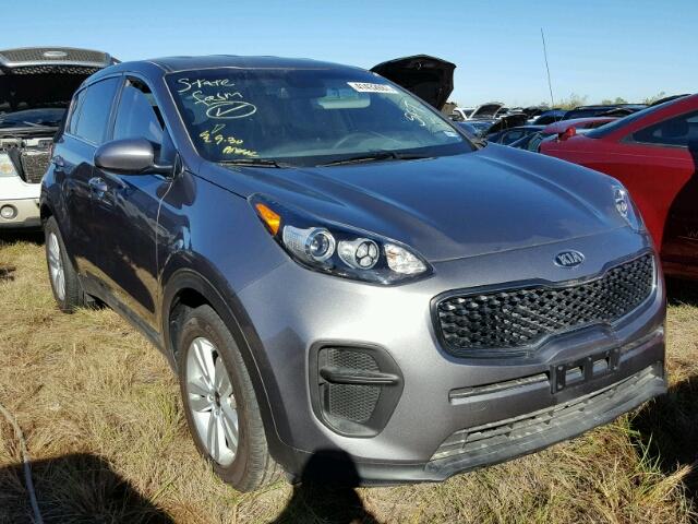 KNDPM3AC7H7227945 - 2017 KIA SPORTAGE GRAY photo 1