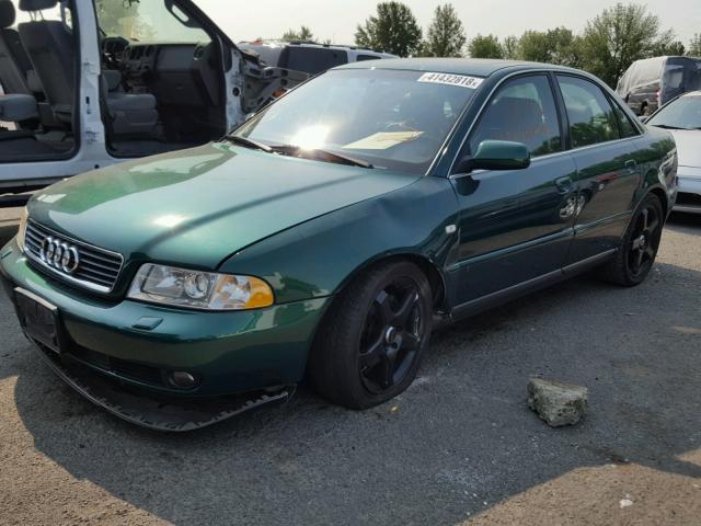 WAUDH68D61A111360 - 2001 AUDI A4 2.8 QUA GREEN photo 2