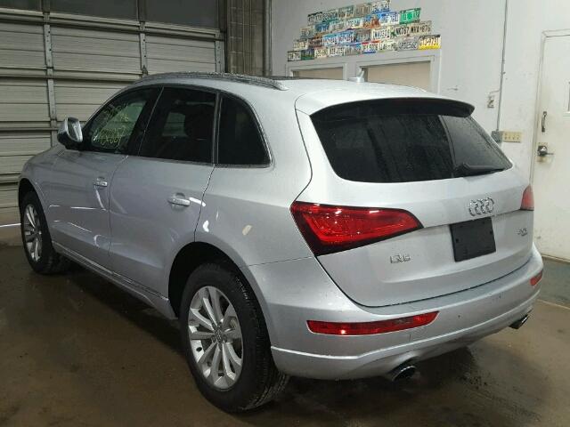 WA1LFAFPXDA063543 - 2013 AUDI Q5 SILVER photo 3