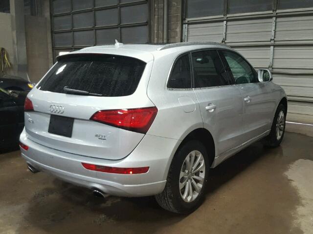 WA1LFAFPXDA063543 - 2013 AUDI Q5 SILVER photo 4