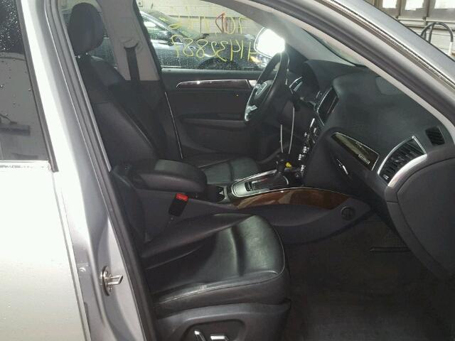 WA1LFAFPXDA063543 - 2013 AUDI Q5 SILVER photo 5