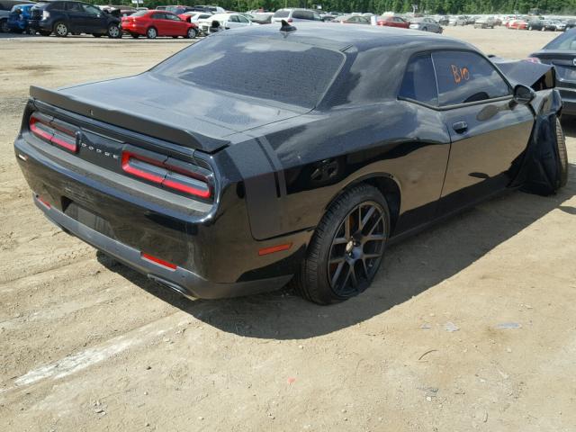 2C3CDZFJ6GH271032 - 2016 DODGE CHALLENGER BLACK photo 4