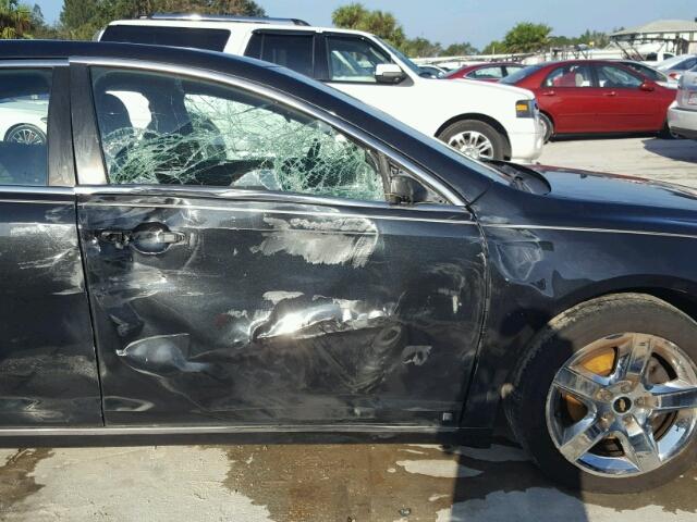 1G1ZC5EB8AF126670 - 2010 CHEVROLET MALIBU 1LT შავი ფოტო 10