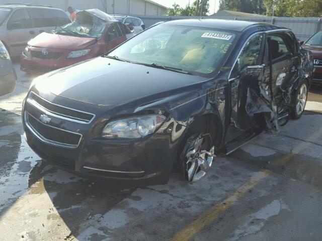 1G1ZC5EB8AF126670 - 2010 CHEVROLET MALIBU 1LT შავი ფოტო 2