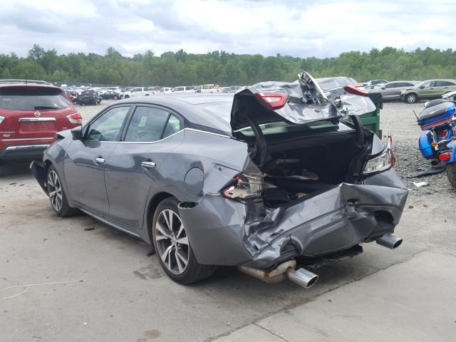 1N4AA6AP6HC395799 - 2017 NISSAN MAXIMA 3.5 GRAY photo 3