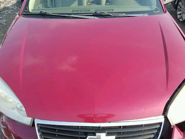 1G1ZS51F76F185891 - 2006 CHEVROLET MALIBU LS წითელი ფოტო 7