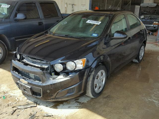1G1JA5SH8D4125563 - 2013 CHEVROLET SONIC LS 黑色 照片 2