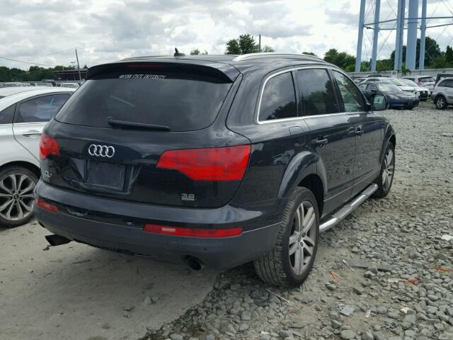 WA1BY74L18D047387 - 2008 AUDI Q7 3.6 QUA BLACK photo 4