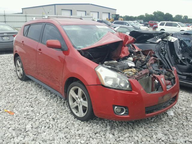 5Y2SL67099Z430000 - 2009 PONTIAC VIBE RED photo 1