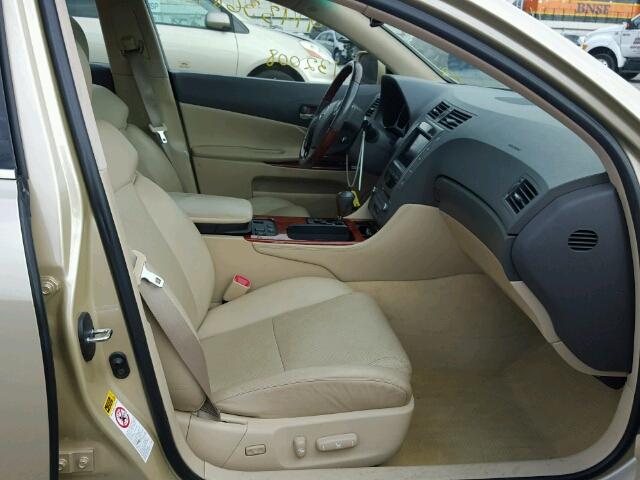 JTHCE96S670002565 - 2007 LEXUS GS Թուխ լուսանկար 5