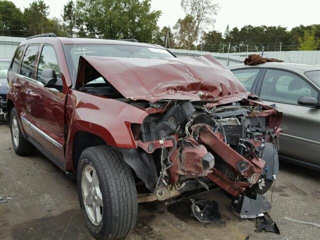 1J8HR58N46C368204 - 2006 JEEP GRAND CHER MAROON photo 1