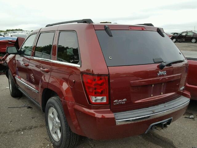 1J8HR58N46C368204 - 2006 JEEP GRAND CHER MAROON photo 3