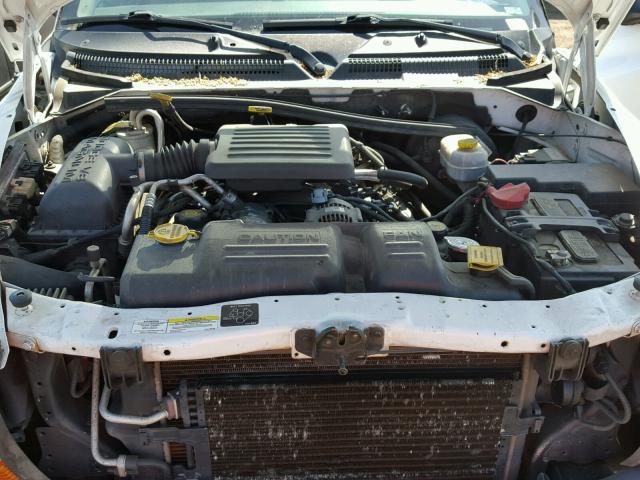 1B7GG32N32S687762 - 2002 DODGE DAKOTA SPO WHITE photo 7