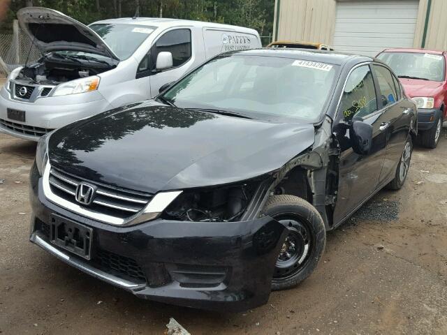 1HGCR2F30FA150548 - 2015 HONDA ACCORD BLACK photo 2