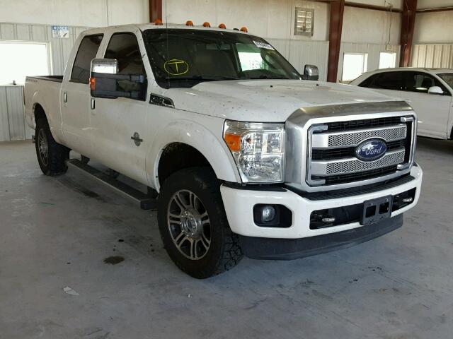 1FT7W2BT8EEB01362 - 2014 FORD F250 SUPER WHITE photo 1