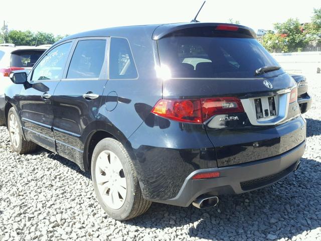 5J8TB1H24AA001880 - 2010 ACURA RDX BLACK photo 3