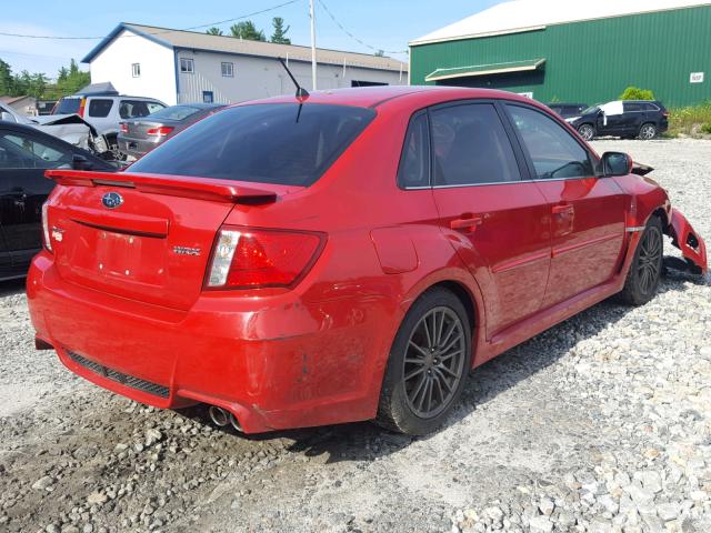 JF1GV7E63CG021271 - 2012 SUBARU IMPREZA WR RED photo 4