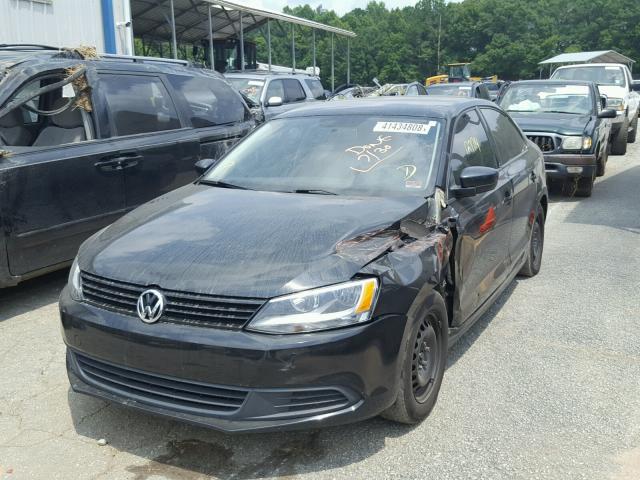 3VW2K7AJ6EM210106 - 2014 VOLKSWAGEN JETTA BASE 黑色 照片 2