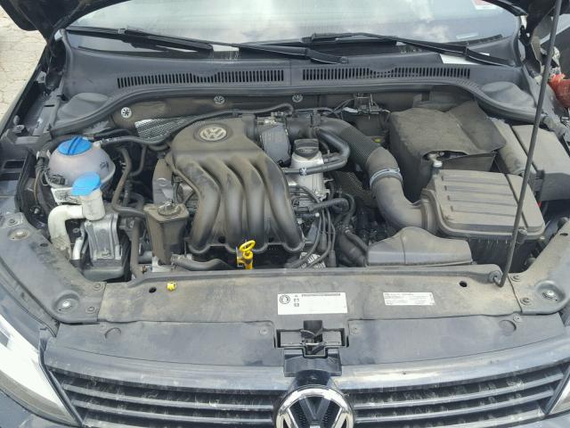 3VW2K7AJ6EM210106 - 2014 VOLKSWAGEN JETTA BASE 黑色 照片 7