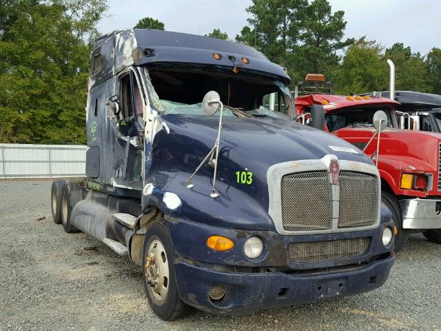 1XKTDU9X66J125679 - 2006 KENWORTH CONSTRUCTI BLUE photo 1