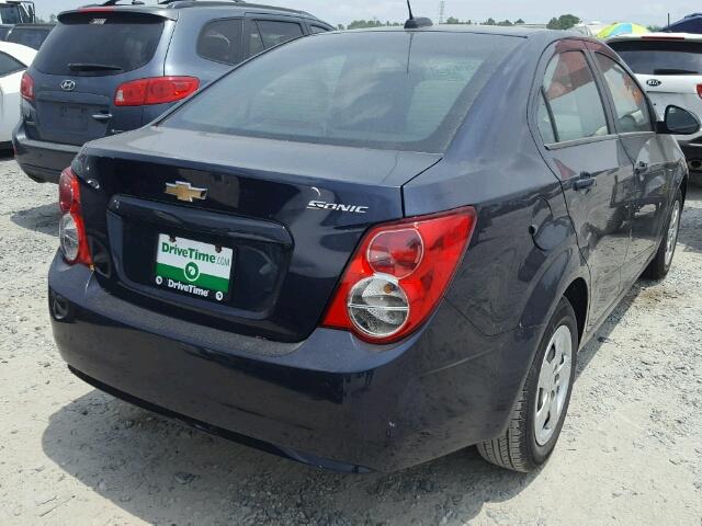1G1JA5SH3G4128357 - 2016 CHEVROLET SONIC LS 蓝色 照片 4