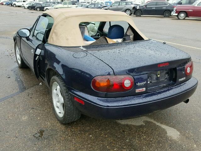 JM1NA353XT0710051 - 1996 MAZDA MX-5 MIATA BLUE photo 3