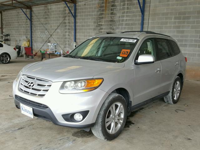 5XYZK3AB1BG043133 - 2011 HYUNDAI SANTA FE L SILVER photo 2