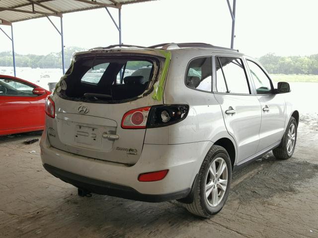 5XYZK3AB1BG043133 - 2011 HYUNDAI SANTA FE L SILVER photo 4