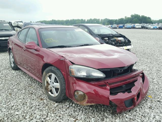 2G2WP522851240494 - 2005 PONTIAC GRAND PRIX BURGUNDY photo 1
