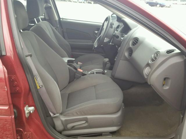 2G2WP522851240494 - 2005 PONTIAC GRAND PRIX BURGUNDY photo 5