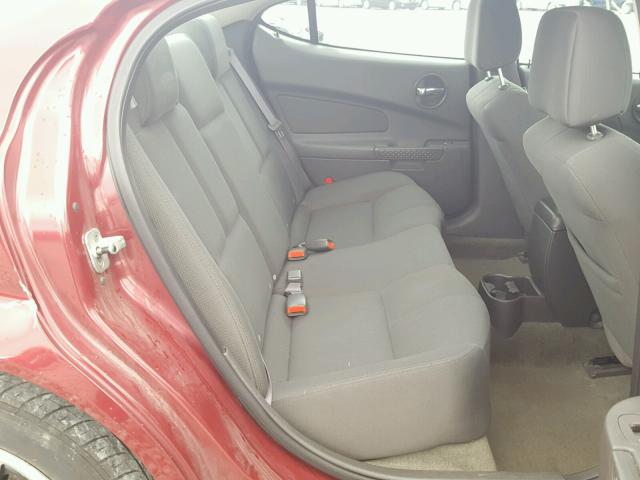 2G2WP522851240494 - 2005 PONTIAC GRAND PRIX BURGUNDY photo 6