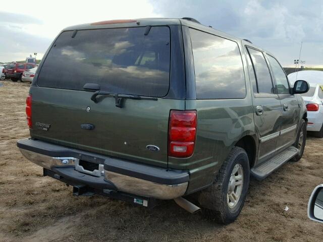 1FMRU15L31LA50780 - 2001 FORD EXPEDITION GREEN photo 4